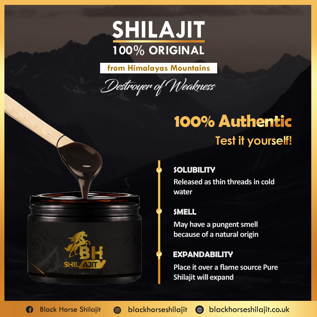 Black Horse Shilajit | Pure Himalayan Shilajit Resin | Natural Energy & Vitality Booster | 100% Authentic | UK Seller My Store